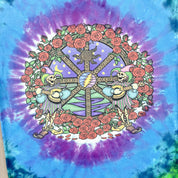 F- '00 Liquid Blue The Grateful Dead Mandala Graphic Tie Dye Tee