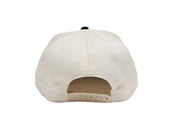 HGV Reverse Logo Natural/Green 5 Panel Snapback Hat