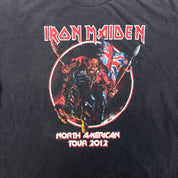 F- '12 Iron Maiden North American Maiden England Tour Graphic Tee