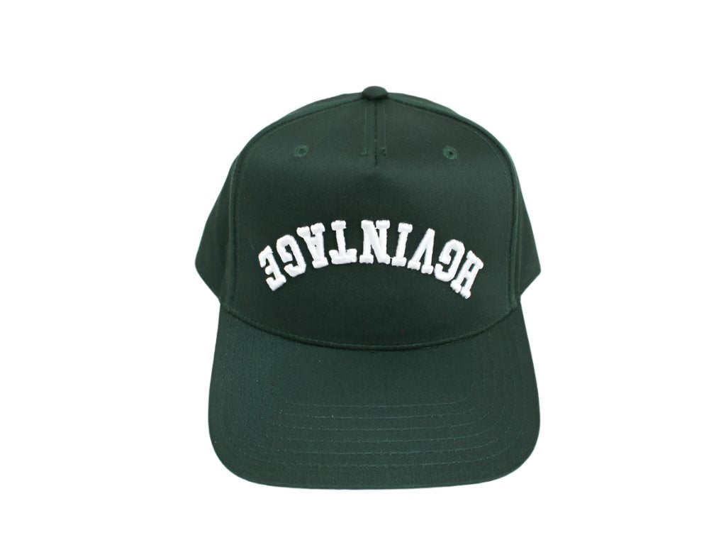 HGV Reverse Logo Green 5 Panel Snapback Hat
