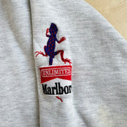 J- Vintage Marlboro Unlimited Embroidered Lizard & Logo Crewneck - M