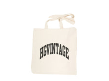 Load image into Gallery viewer, HG Vintage College Logo Puff Print Large Tote Bag
