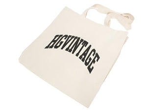 HG Vintage College Logo Puff Print Large Tote Bag