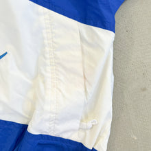 Load image into Gallery viewer, F- Vintage Nike Blue/White Zip Up Nylon Windbreaker Jacket
