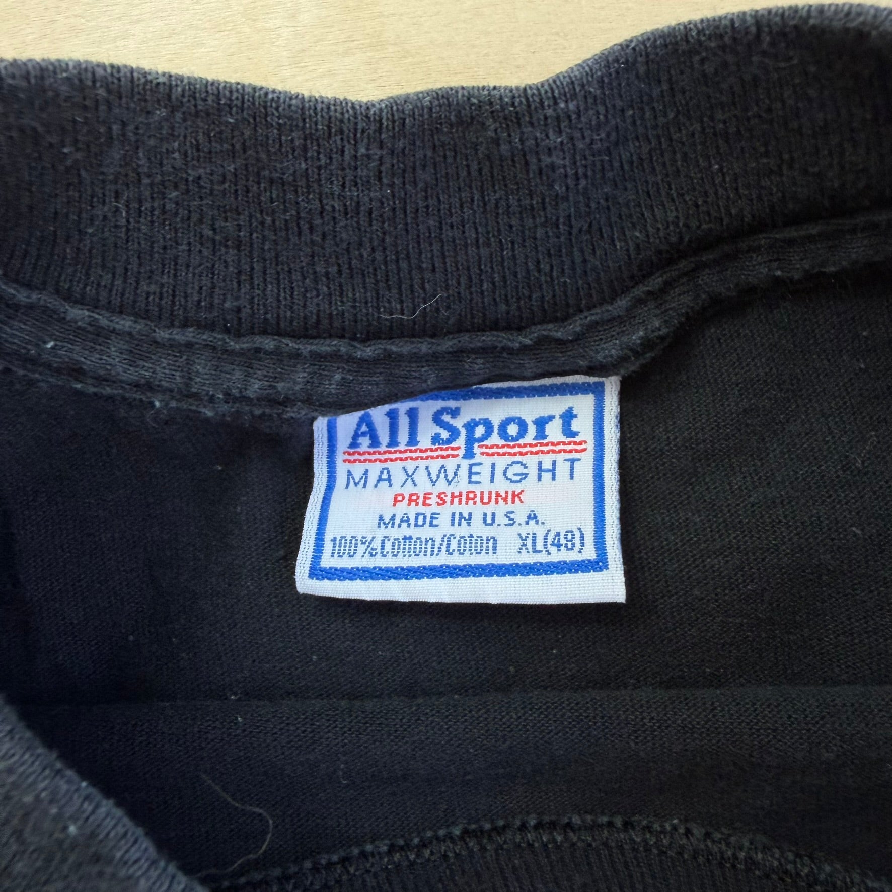 J- Vintage '94 Nine Inch Nails Text Made In USA Single Stitch Tee - XL