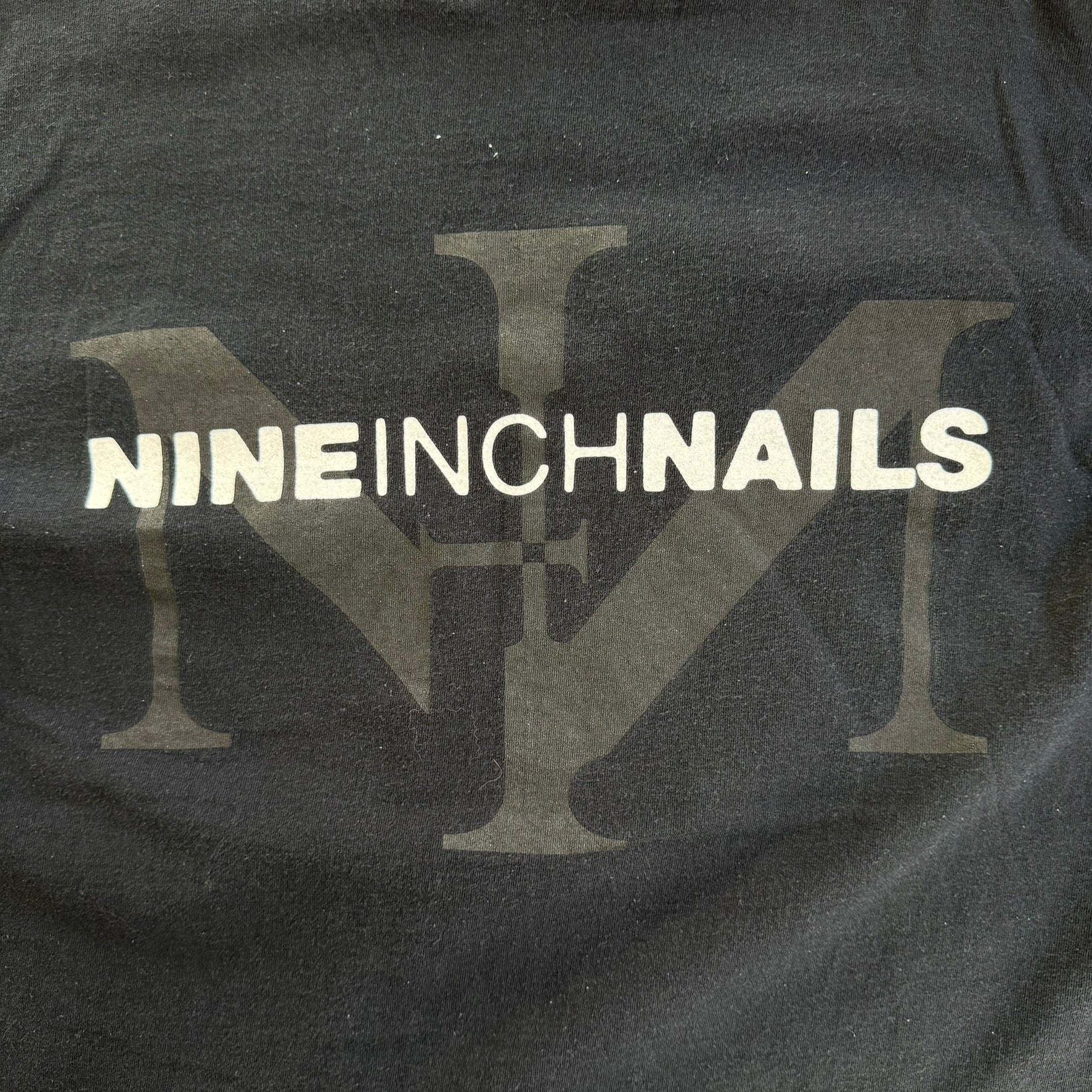 J- Vintage '94 Nine Inch Nails Text Made In USA Single Stitch Tee - XL
