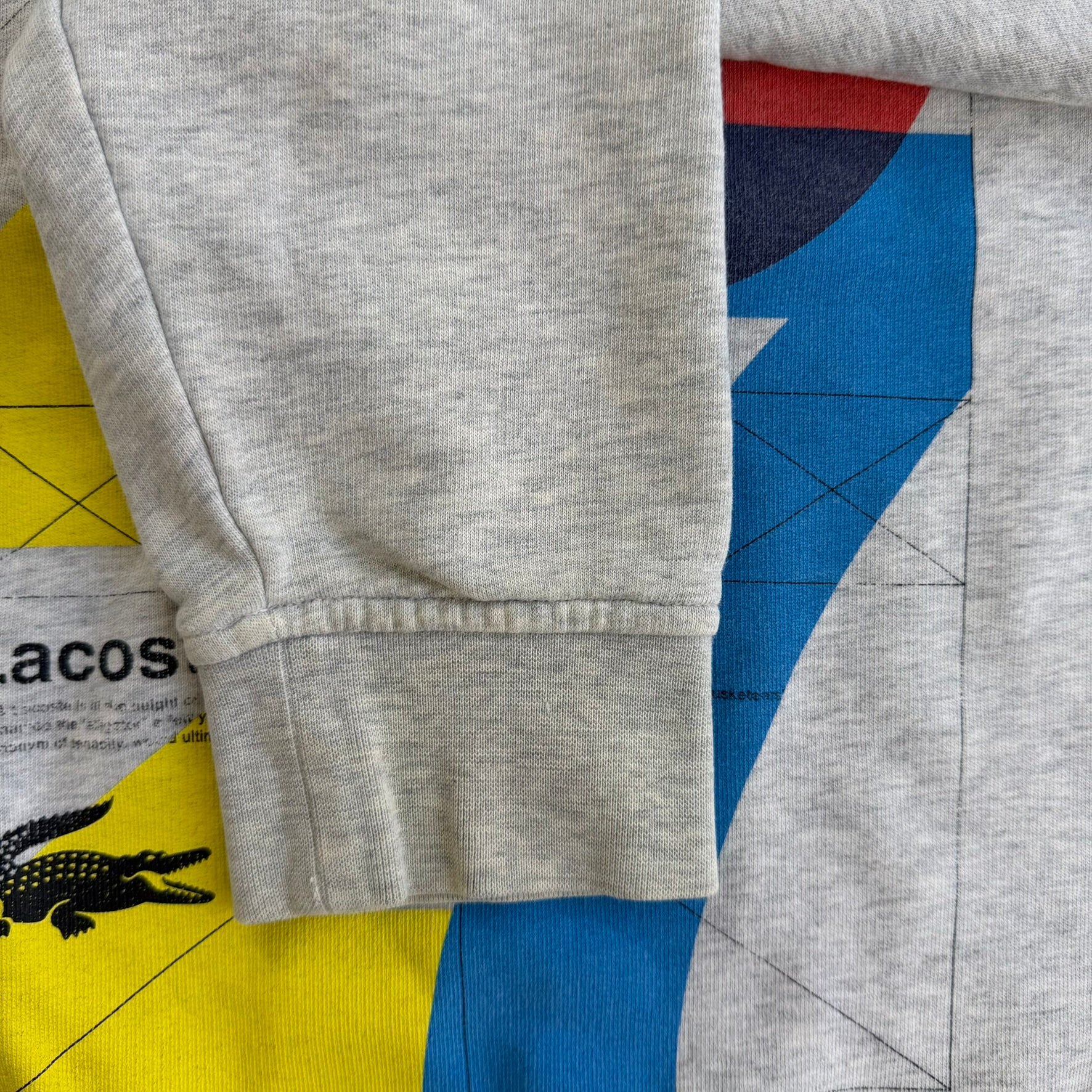J- Vintage Lacoste Since 1927 Graphic Hoodie - 6 (fits XL)