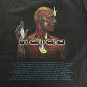 J- Vintage '01 Tool Lateralus Tour Anatomical Graphic Red Anvil Tag Tee - M
