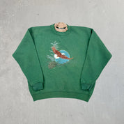 F- Vintage Lee Embroidered Eagle & Tree Branch Crewneck