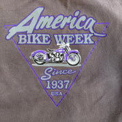 Vintage Broken Spoke Saloon Bike Week Betty Boop Motorcycle Graphic Crewneck - 2XL