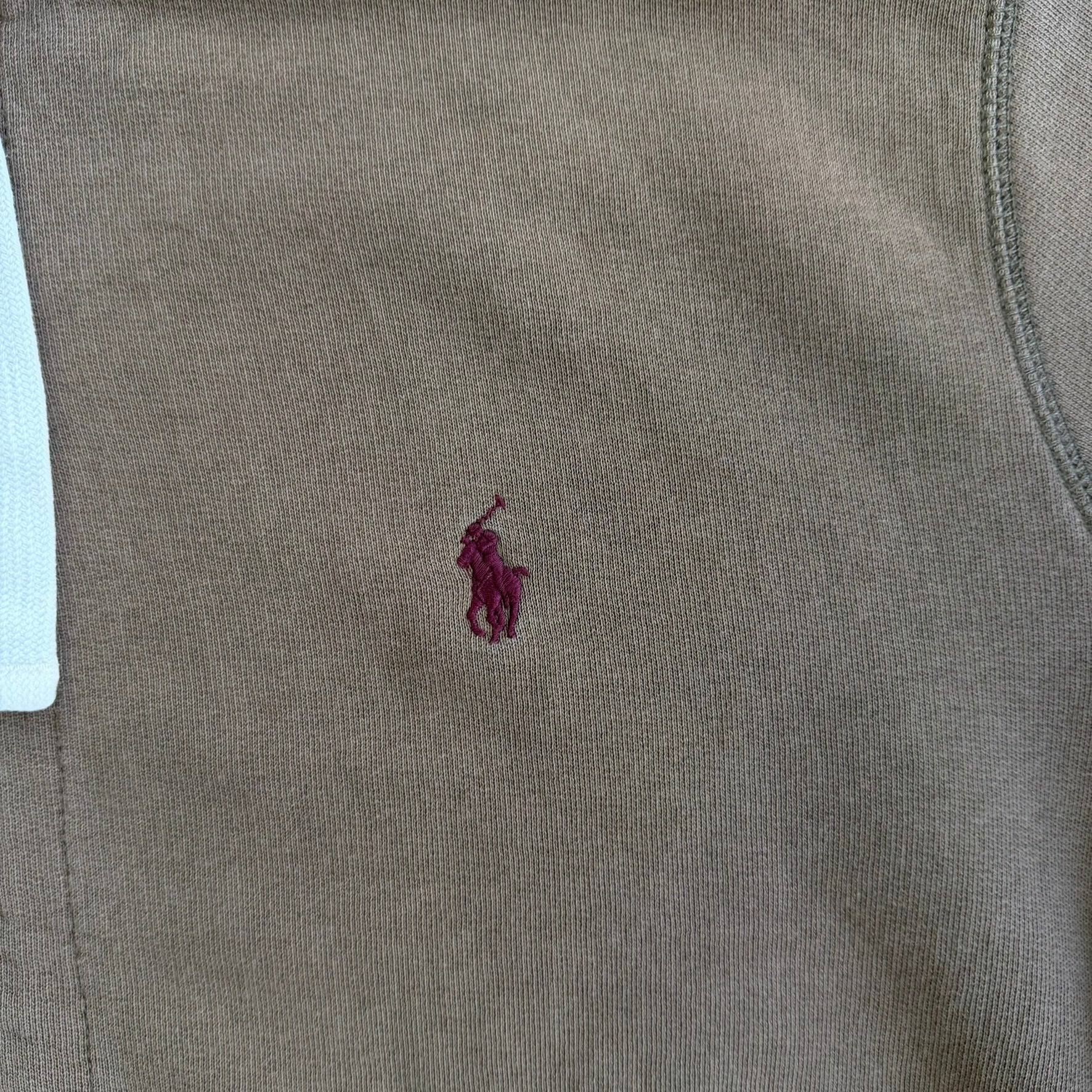 J- Vintage Polo RL Embroidered Logo Zip Up Hoodie - XL