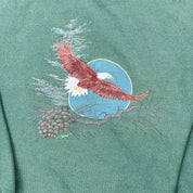 F- Vintage Lee Embroidered Eagle & Tree Branch Crewneck