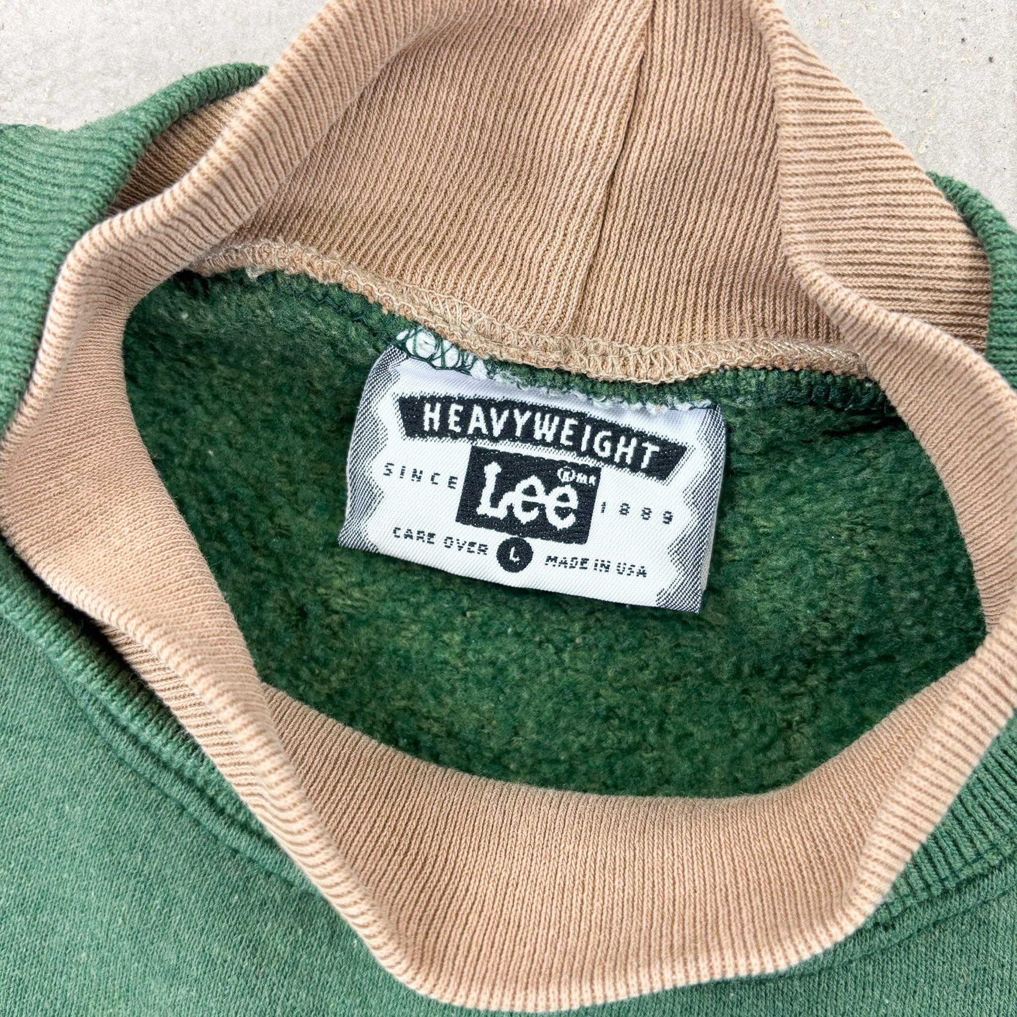 F- Vintage Lee Embroidered Eagle & Tree Branch Crewneck