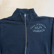 J- Vintage Polo RL Jeans Company Zip Up Sweatshirt Track Jacket - L