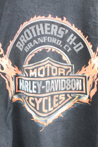 Vintage 2002 Harley Davidson Branford CT Long Sleeve Tee