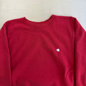 J- Vintage 90s Champion Reverse Weave Made In USA Red Crewneck - M