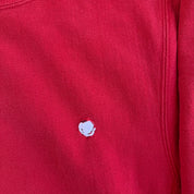 J- Vintage 90s Champion Reverse Weave Made In USA Red Crewneck - M