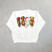 F- Vintage Christmas Dogs Graphic Crewneck