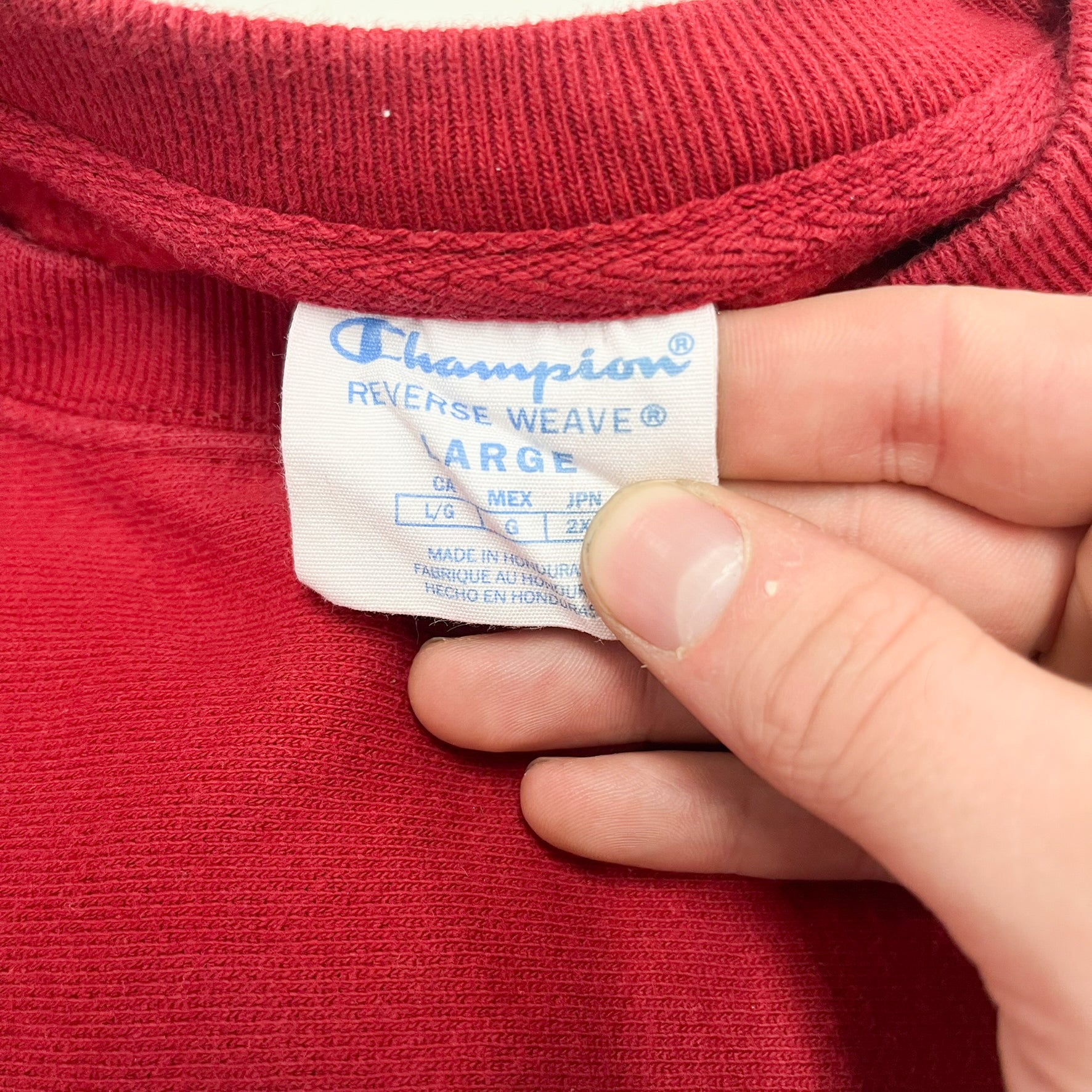 F- Vintage Champion Reverse Weave Chapman University Logo Crewneck