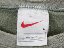 Load image into Gallery viewer, Z - Vintage Nike Small Emb Swoosh Made In The USA Crewneck Beige
