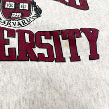 Load image into Gallery viewer, F- Vintage Harvard University Text &amp; Seal Crewneck
