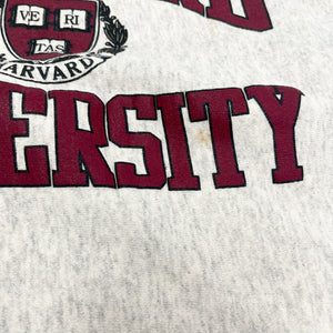 F- Vintage Harvard University Text & Seal Crewneck
