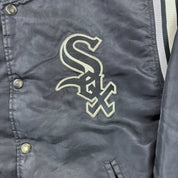 F- Vintage Chicago White Sox MLB Starter Diamond Collection Bomber Jacket