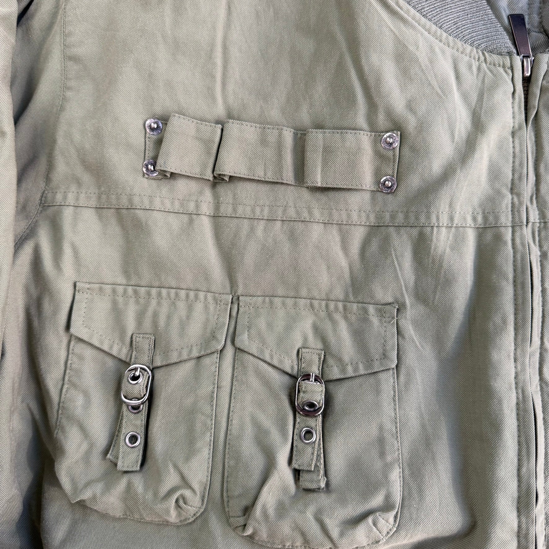 Vintage Sean John Cargo Zip Up Bomber Jacket - 2XL