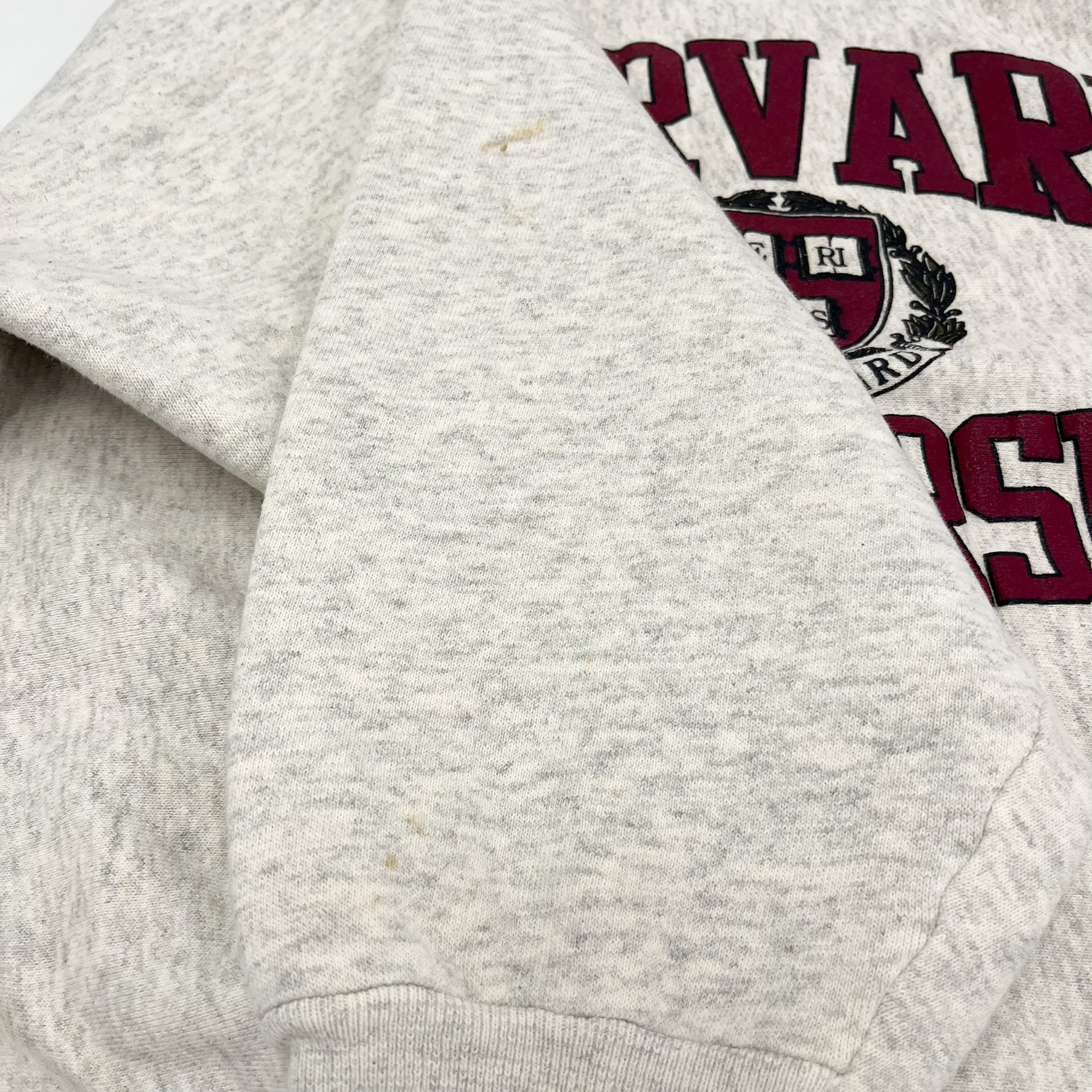F- Vintage Harvard University Text & Seal Crewneck