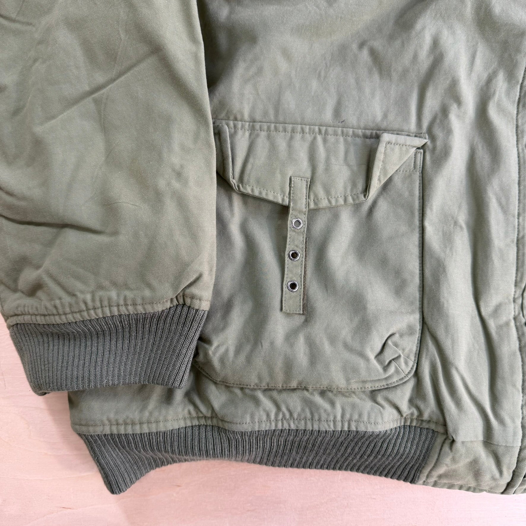 Vintage Sean John Cargo Zip Up Bomber Jacket - 2XL