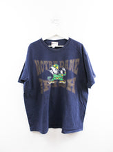 Load image into Gallery viewer, Vintage Notre Dame Fighting Irish Logo &amp; Script Tee
