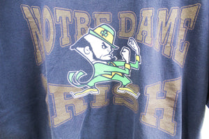 Vintage Notre Dame Fighting Irish Logo & Script Tee
