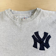 Vintage '96 New York Yankees MLB Majestic World Series Winner Embroidered Logo Crewneck - XL