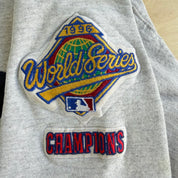 Vintage '96 New York Yankees MLB Majestic World Series Winner Embroidered Logo Crewneck - XL