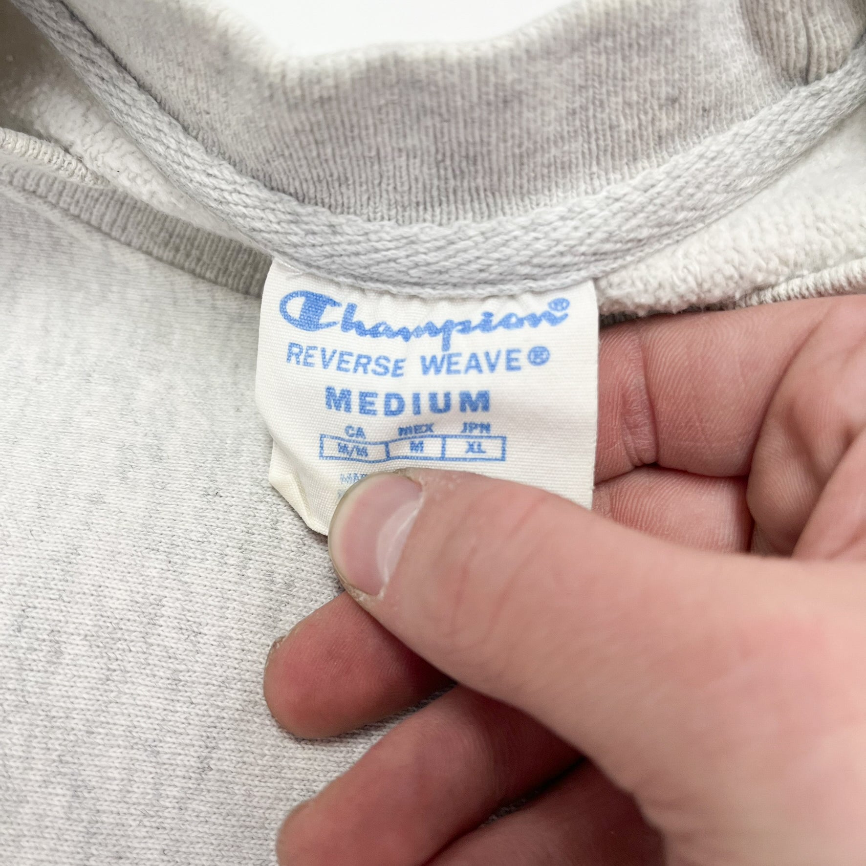 F- Vintage Champion Reverse Weave Idaho State University Text Crewneck