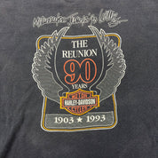 F- Vintage '93 Harley Davidson Milwaukee Reunion Single Stitch Tee