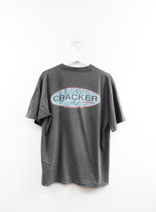 Vintage Single Stitch 1994 Cracker Cat Smoking Gem Tag Tee