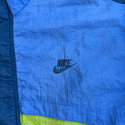 J- Vintage 90s Nike Embroidered Logo Anorak Pullover Lightweight Jacket - M