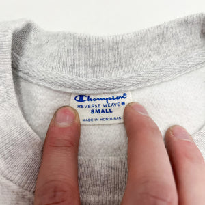 F- Vintage Champion Reverse Weave Wofford College Text Crewneck