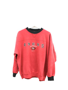 Z - Vintage 49ers Embroidered Script NFL Crewneck