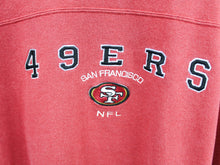 Load image into Gallery viewer, Z - Vintage 49ers Embroidered Script NFL Crewneck
