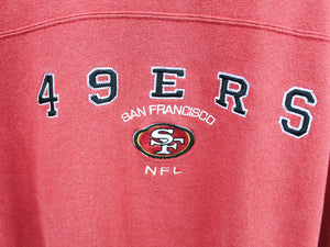 Z - Vintage 49ers Embroidered Script NFL Crewneck