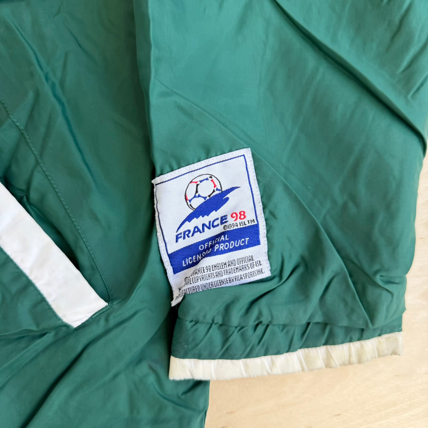 J- Vintage '98 Fila France World Cup Brasil National Team Lightweight Jacket - S