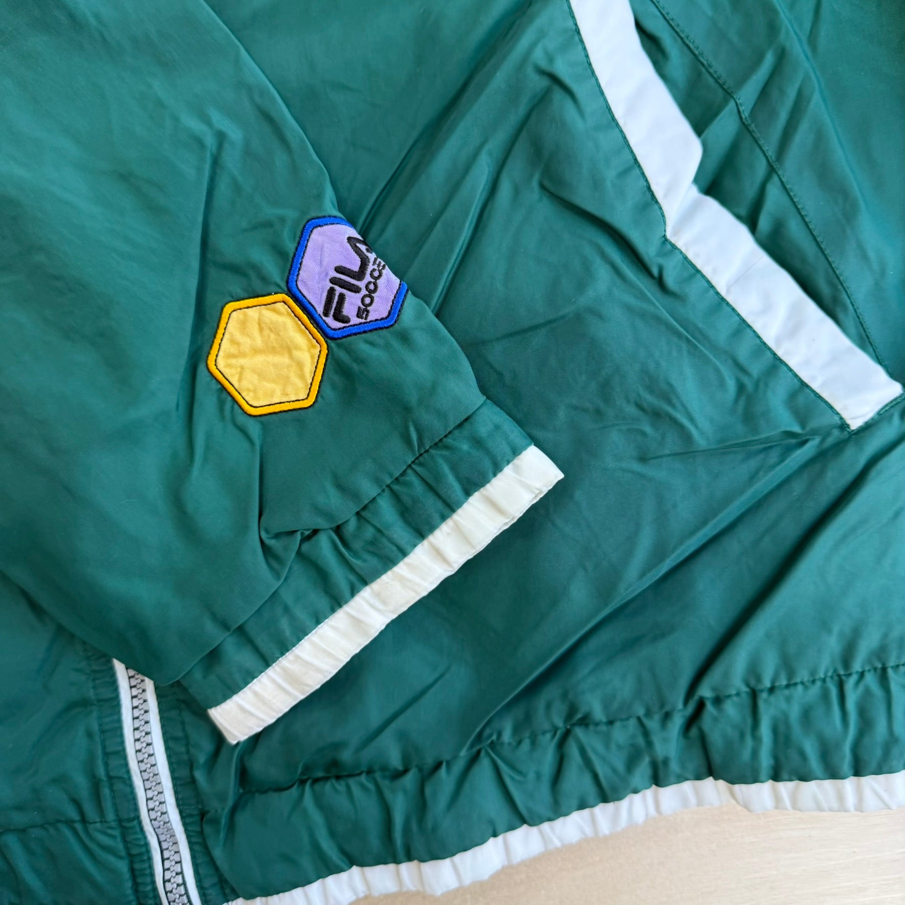 J- Vintage '98 Fila France World Cup Brasil National Team Lightweight Jacket - S