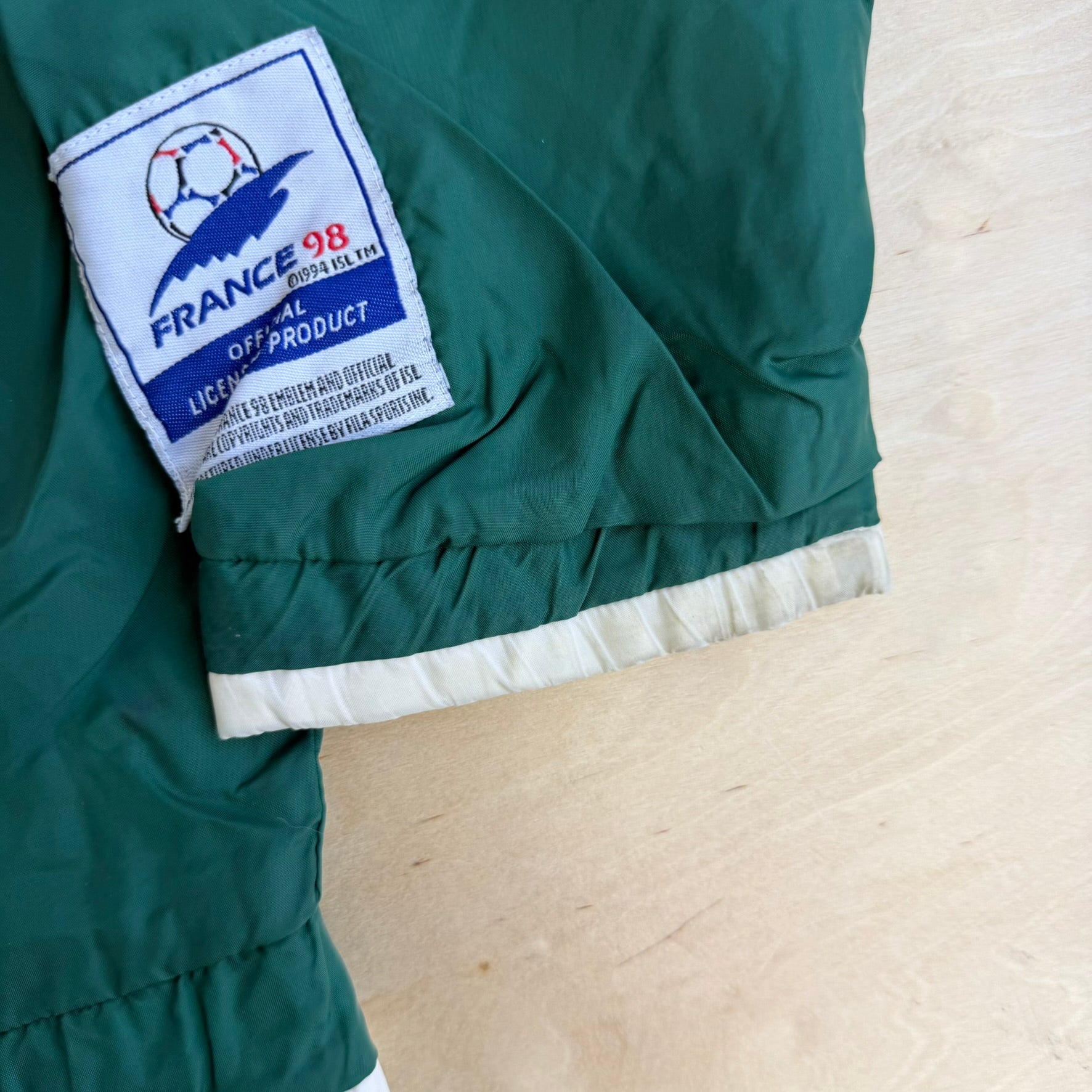 J- Vintage '98 Fila France World Cup Brasil National Team Lightweight Jacket - S