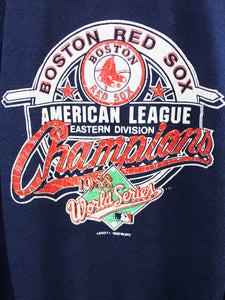 Z - Vintage 1988 Red Sox MLB Logo 7 World Series Champ Crewneck