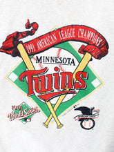 Load image into Gallery viewer, Z - Vintage 1991 Twins World Series Champs MLB Russell Athletic Crewneck
