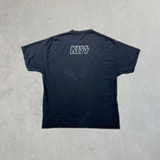 F- Vintage '02 Kiss Gene Simmons Demon Face Picture Hanes Tag Tee