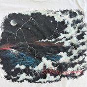 J- Vintage 90s F0117 Stealth Fighter Jet Graphic Made In USA Single Stitch Tee - M