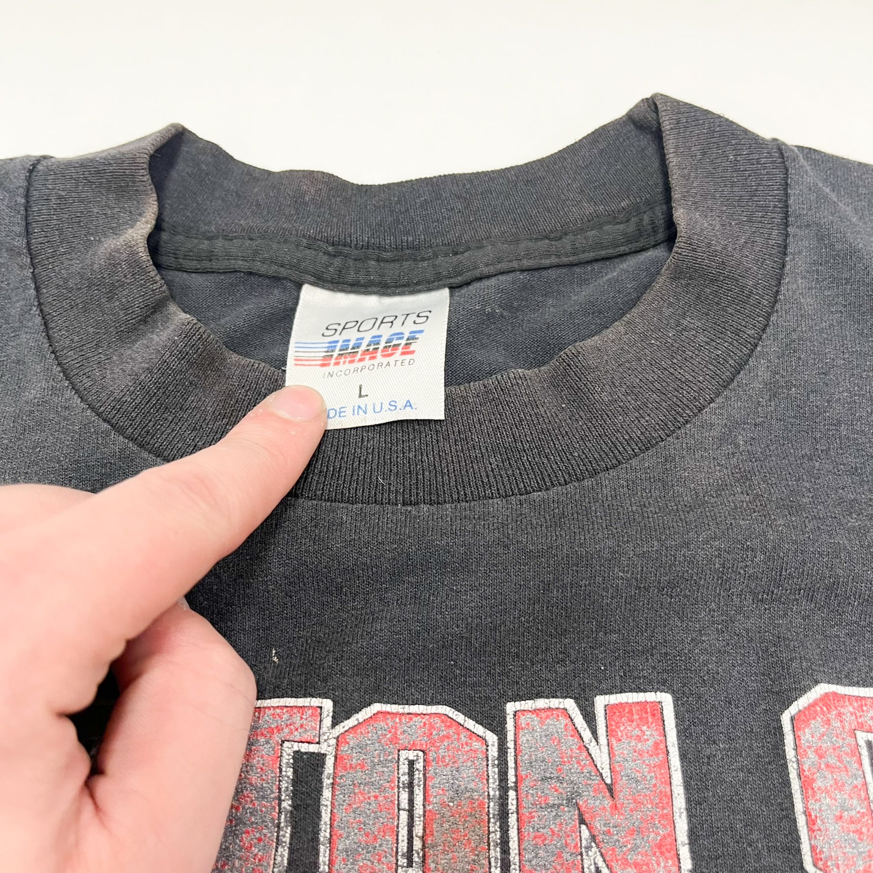F- Vintage 1991 Nascar Dale Earnhardt Winston Cup Champions Car Single Stitch Tee